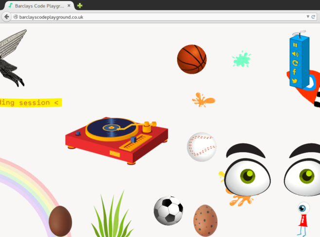 Assets and UI elements for Barclays Code Playground – Turi Scandurra