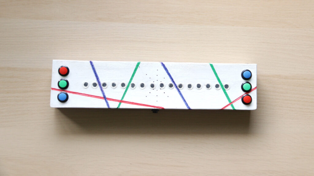 An early prototype made of wood